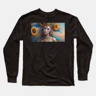 Flower Goddess Long Sleeve T-Shirt